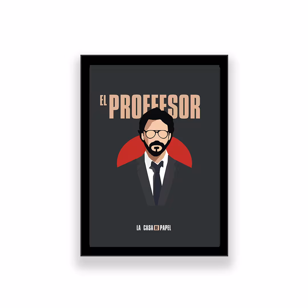 تابلو طرح پروفسور سریال money heist