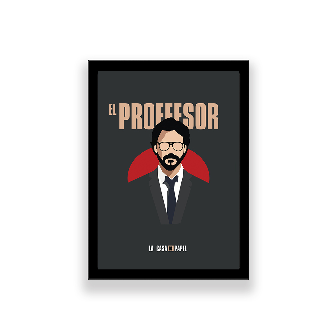 تابلو طرح پروفسور سریال money heist