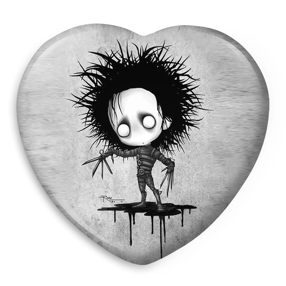 پیکسل خندالو طرح ادوارد دست قیچی مدل قلبی کد 1499