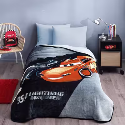 پتوی ازدیلک مدل Cars Pixar تک نفره سایز 155x215 سانتی متر