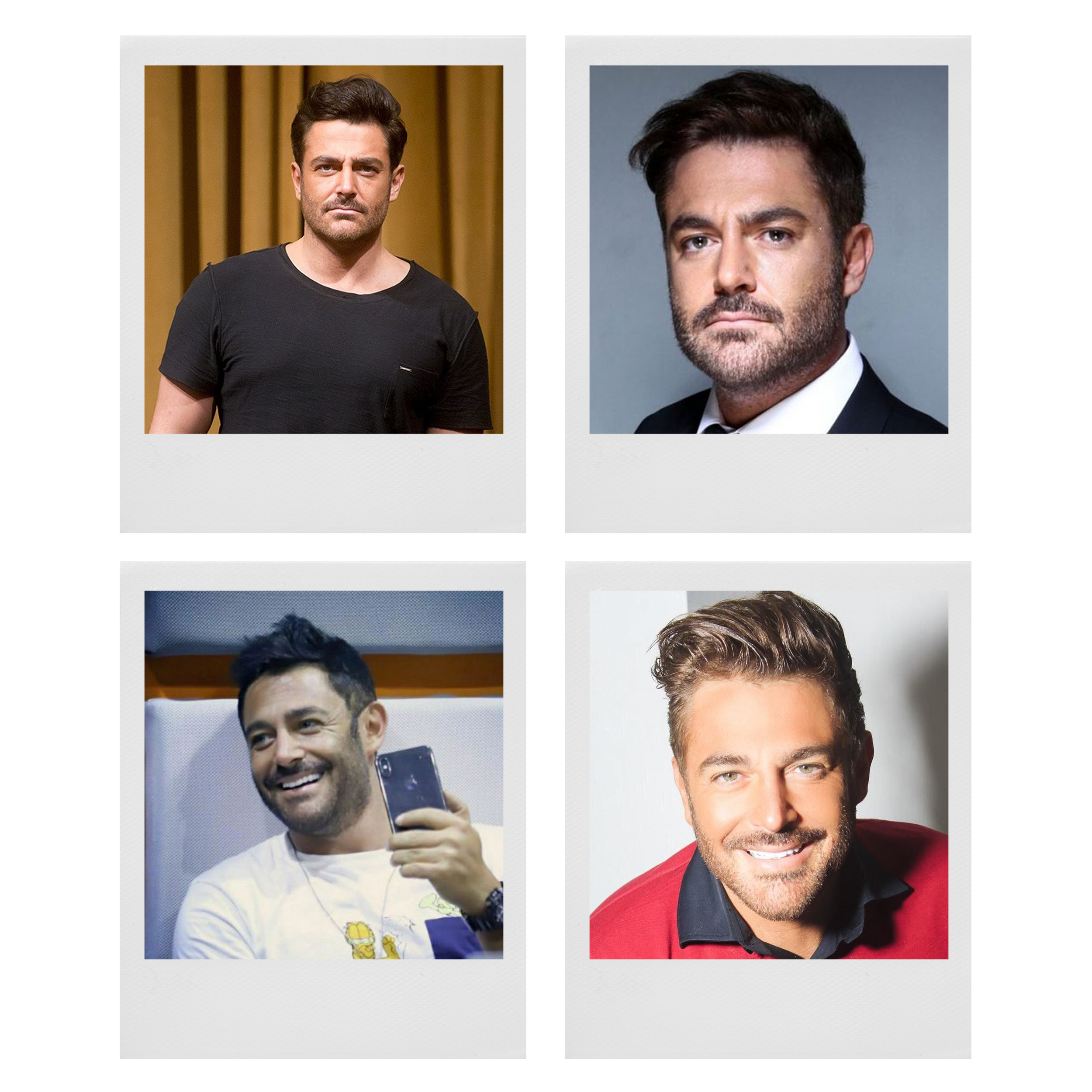 آویز تزیینی طرح گلزار مدل P13 مجموعه 4 عددی