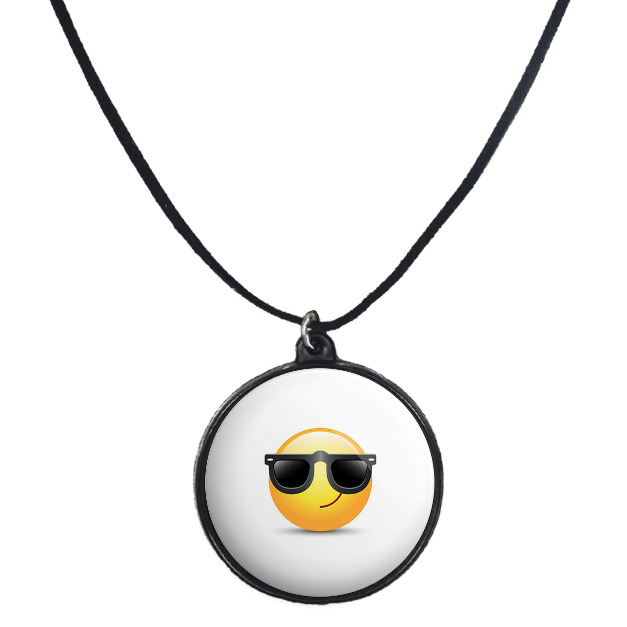 گردنبند پرمانه طرح ایموجی کد pmb.31553 مدل دو طرفه