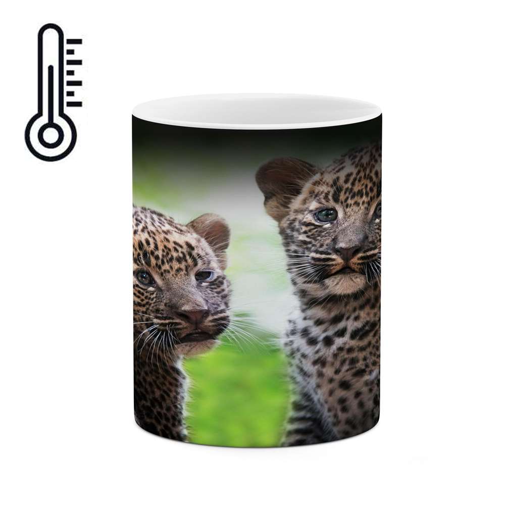 ماگ حرارتی کاکتی طرح پلنگ مدل mgh14209