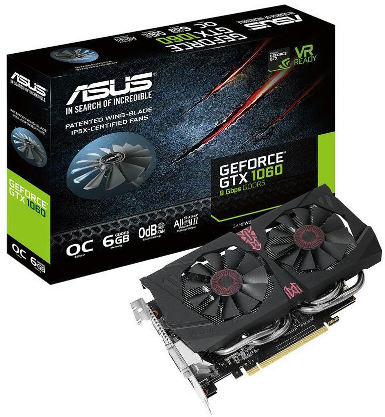 کارت گرافیک ایسوس مدل جی تی ایکس 1060 او6جی 9Gbps با حافظه 6 گیگابایت