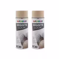 اسپری رنگ گرانیت هلویی دوپلی کالر مدل Granite look حجم 400 میلی لیتر مجموعه 2 عددی