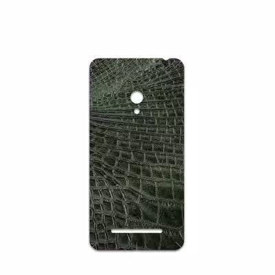 برچسب پوششی ماهوت مدل Green-Crocodile-Leather مناسب برای گوشی موبایل ایسوس Zenfone 5