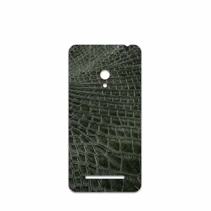 برچسب پوششی ماهوت مدل Green-Crocodile-Leather مناسب برای گوشی موبایل ایسوس Zenfone 5