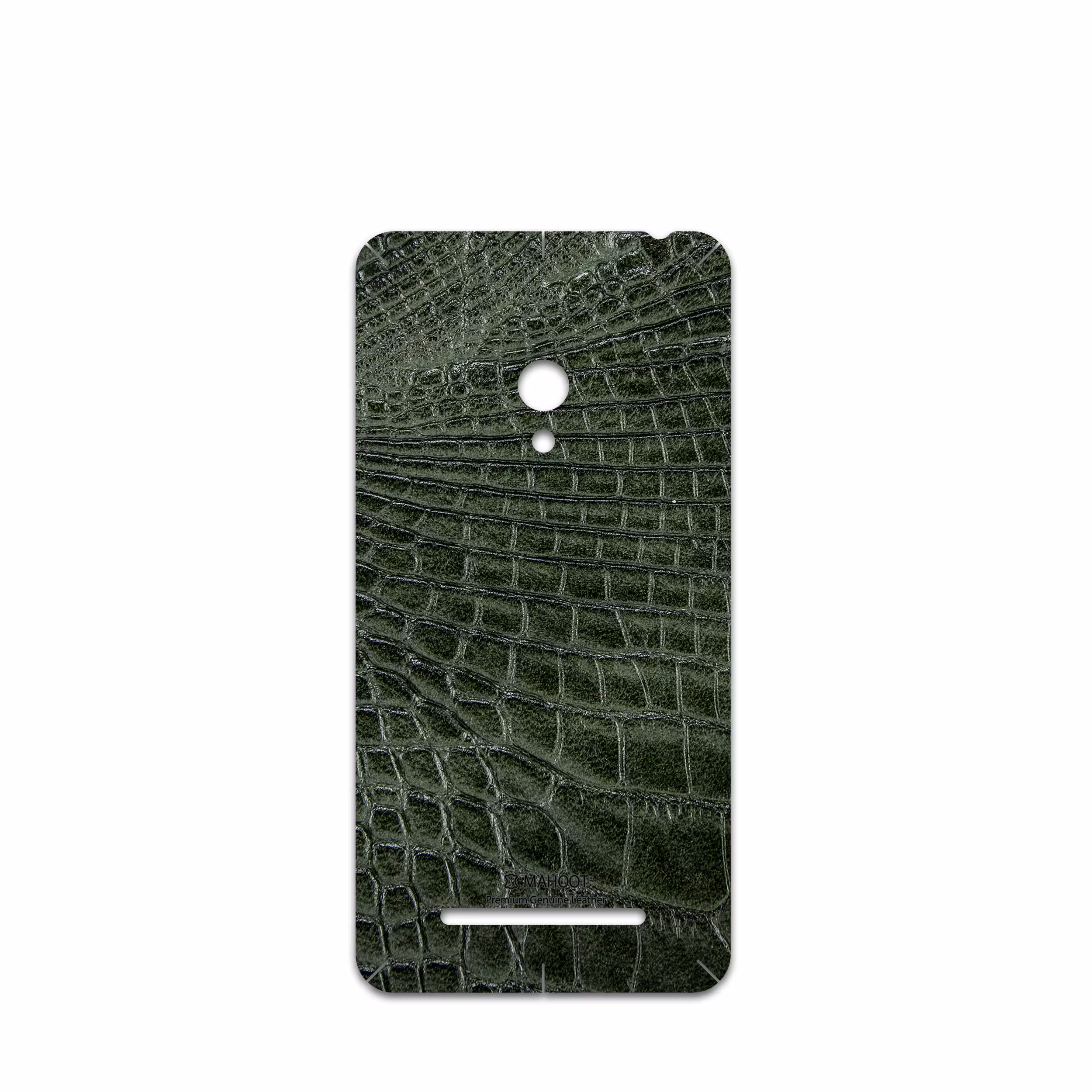 برچسب پوششی ماهوت مدل Green-Crocodile-Leather مناسب برای گوشی موبایل ایسوس Zenfone 5