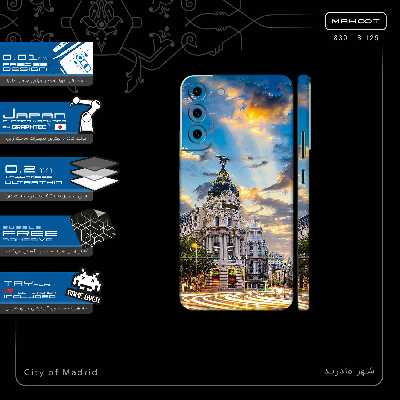 برچسب پوششی ماهوت مدل City of Madrid-FullSkin مناسب برای گوشی موبایل سامسونگ Galaxy S22 Plus 5G