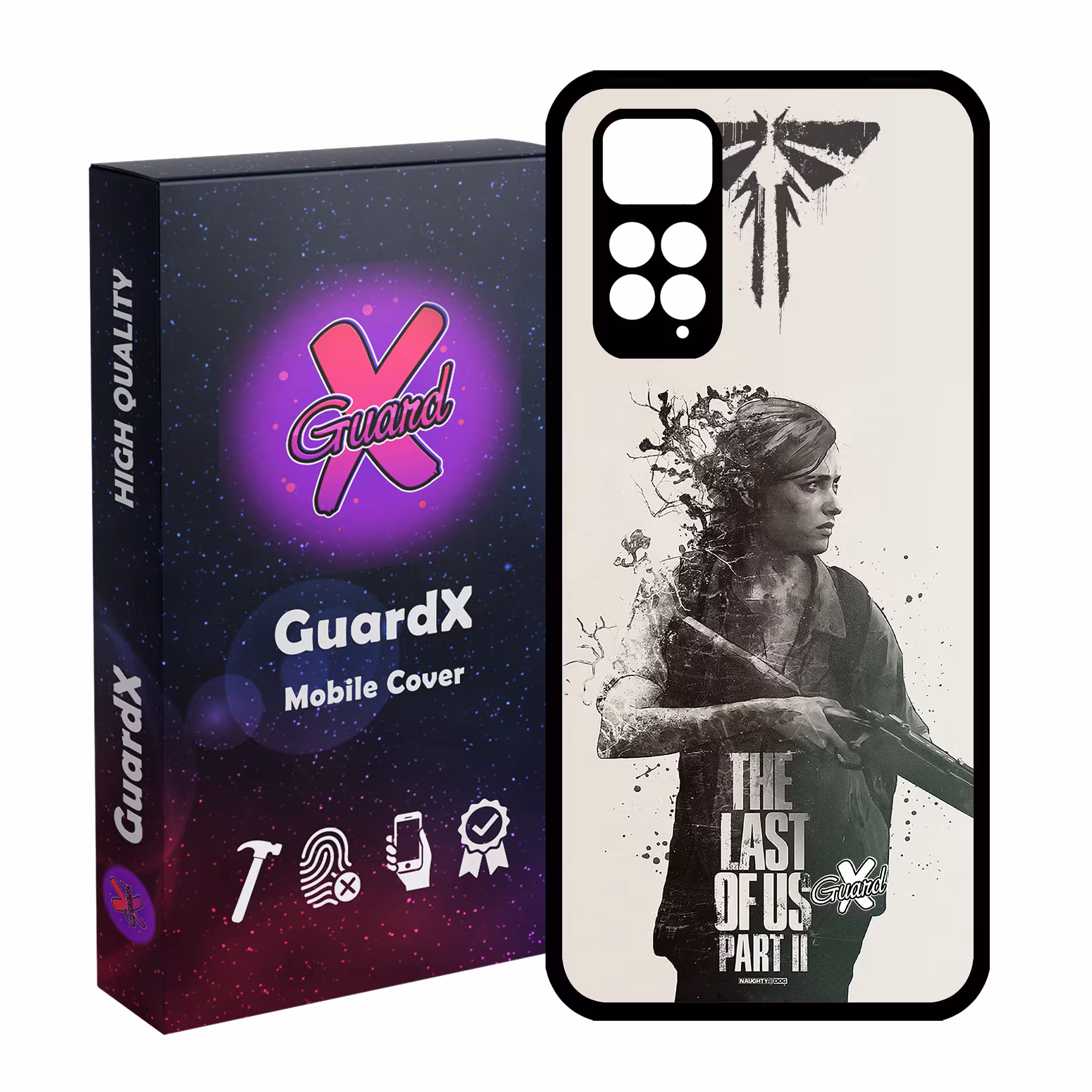 کاور گارد ایکس طرح The Last of Us مدل Glass10199 مناسب برای گوشی موبایل شیائومی Redmi Note 11S/ Note 11 4G