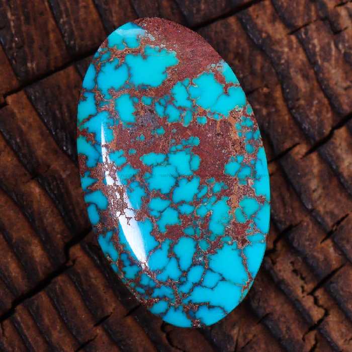 نگین فیروزه شجری کد 12608 - جواهری مشاهیر