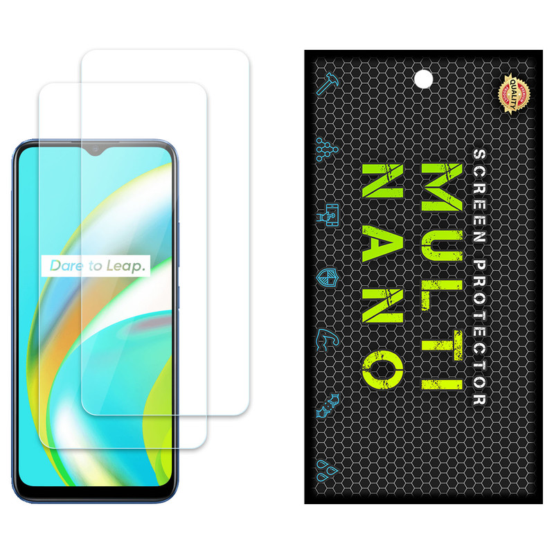 محافظ صفحه نمایش مولتی نانو مدل X-S2N مناسب برای گوشی موبایل ریلمی C12 بسته دو عددی | کالا برتری