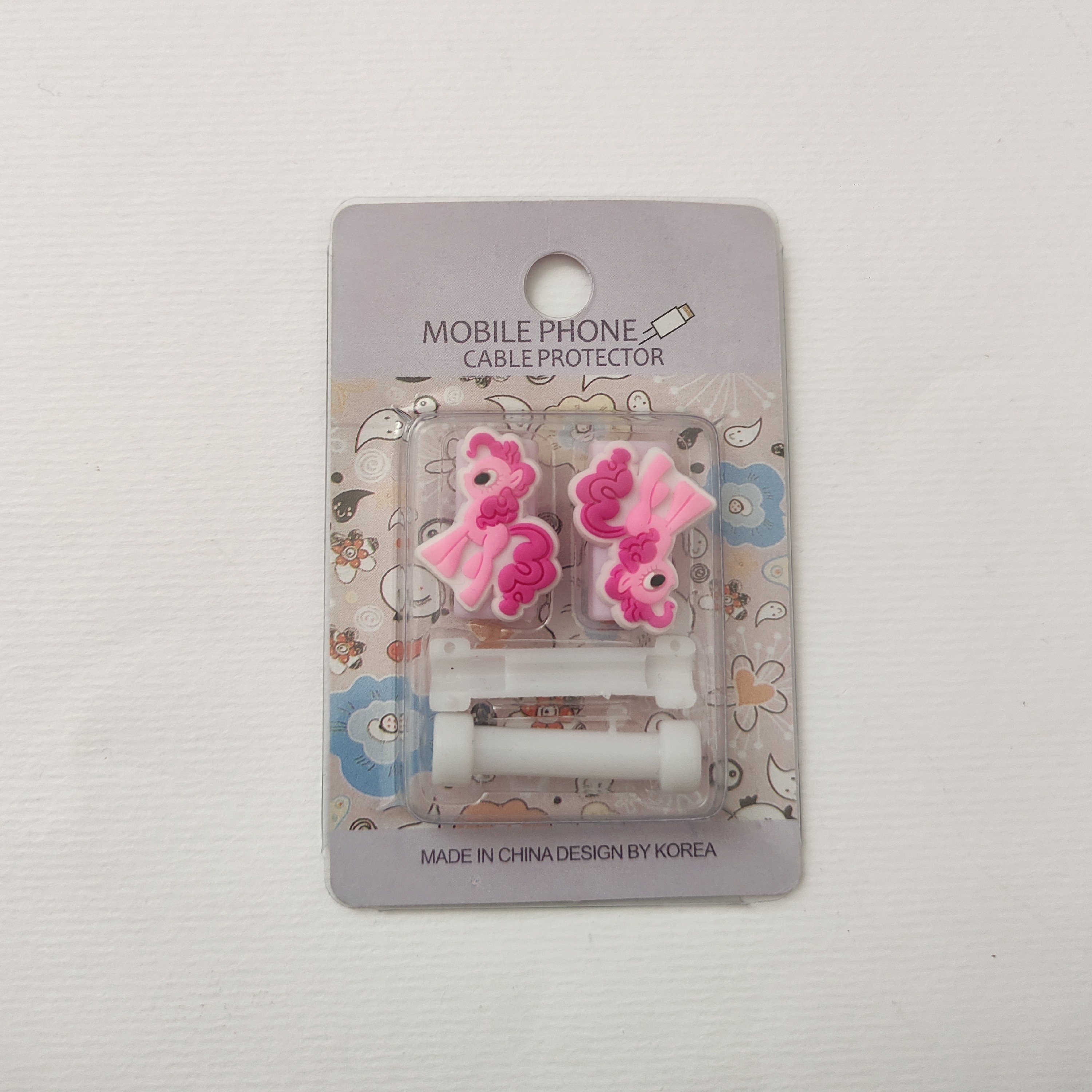 محافظ کابل فانتزی مدل یونیکورن صورتی