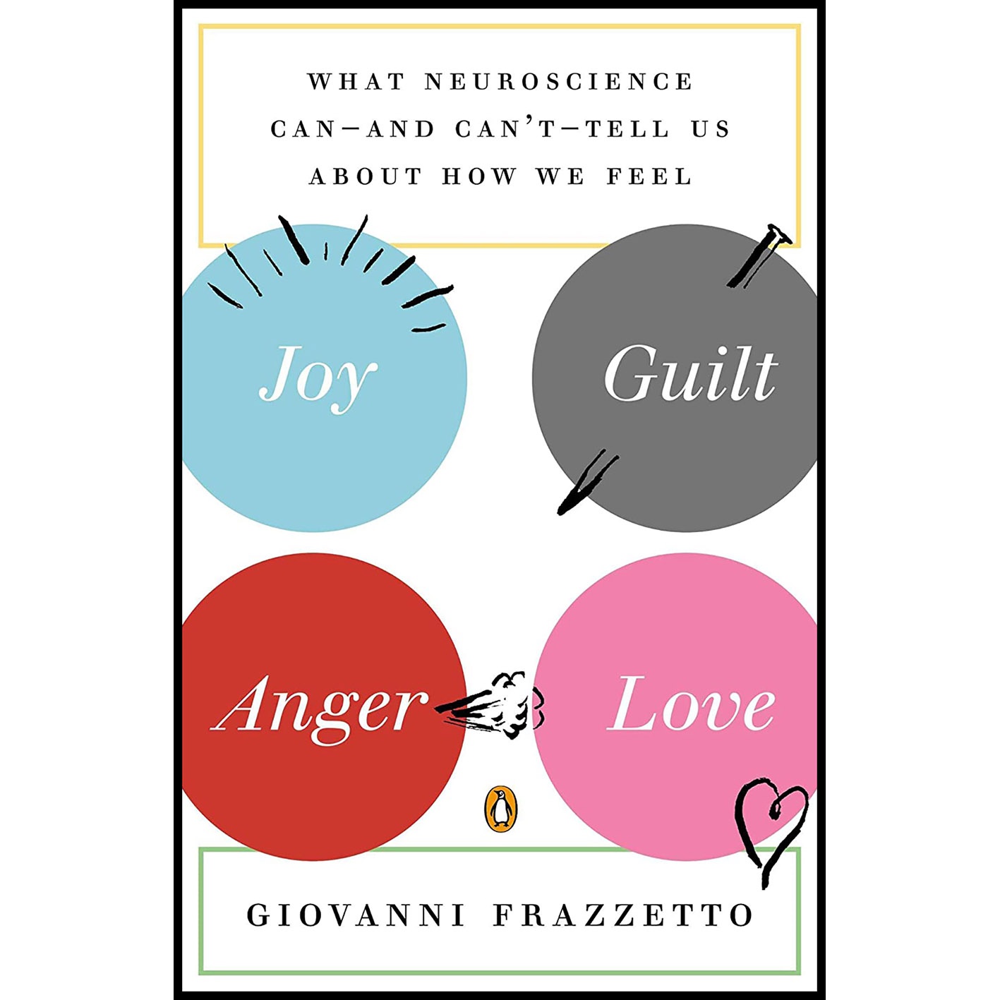 کتاب Joy, Guilt, Anger, Love اثر Giovanni Frazzetto انتشارات Penguin Books
