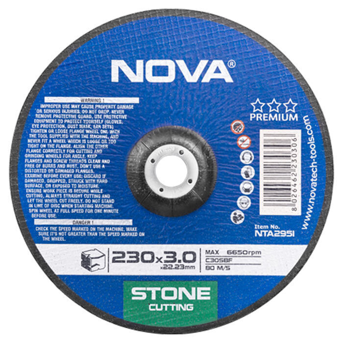 صفحه برش سنگ نووا مدل 2951 سایز 230 میلیمتری