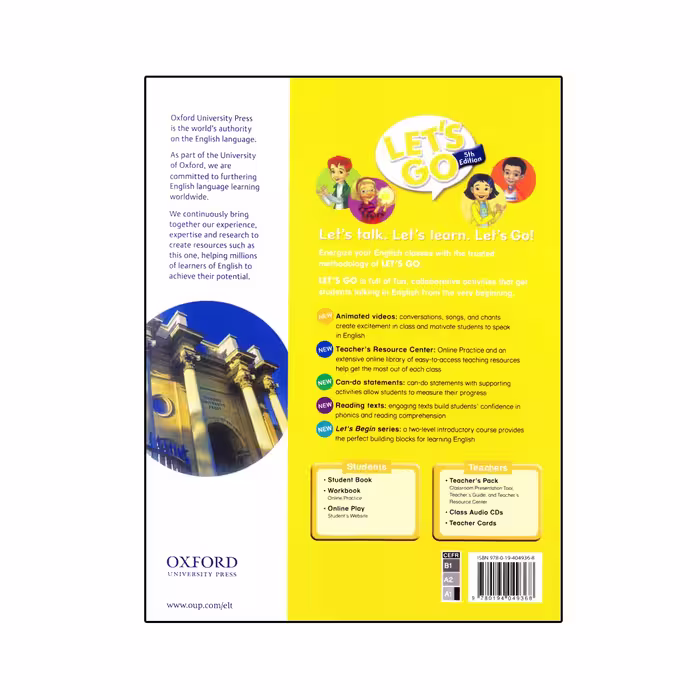 کتاب Lets Go 2 Fifth Edition اثر جمعی از نویسندگان انتشارات الوندپویان