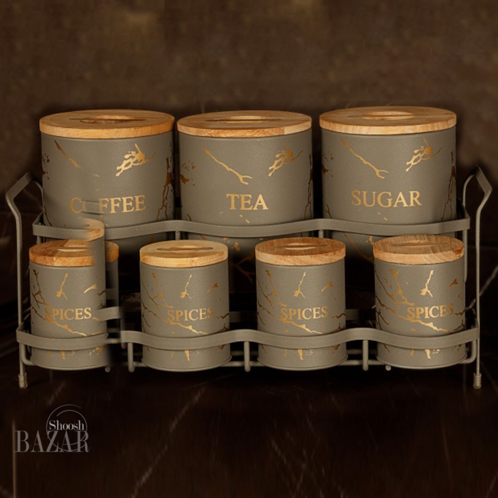 پاسماوری 8پارچه طرح ماربل درب چوبی برند پی وی کی 