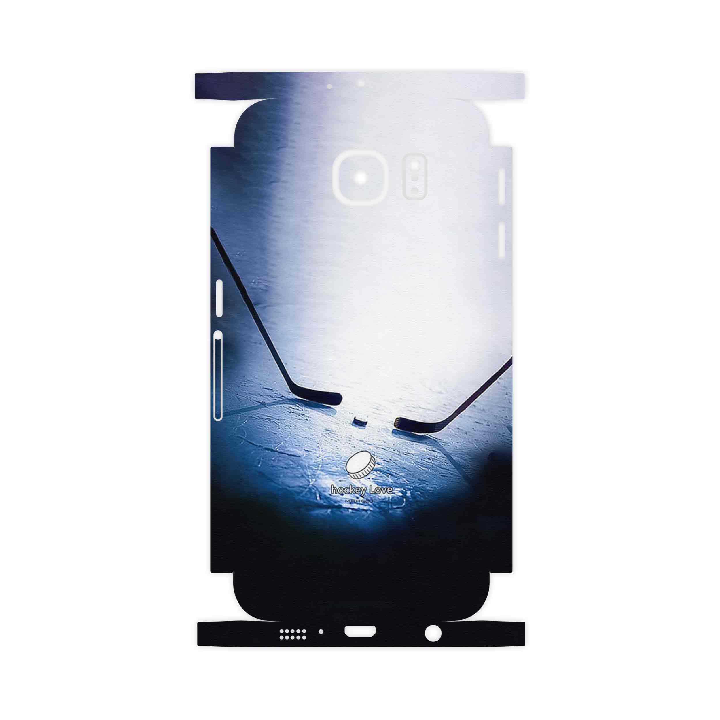 برچسب پوششی ماهوت مدل Ice hockey-FullSkin مناسب برای گوشی موبایل سامسونگ Galaxy S6 Edge