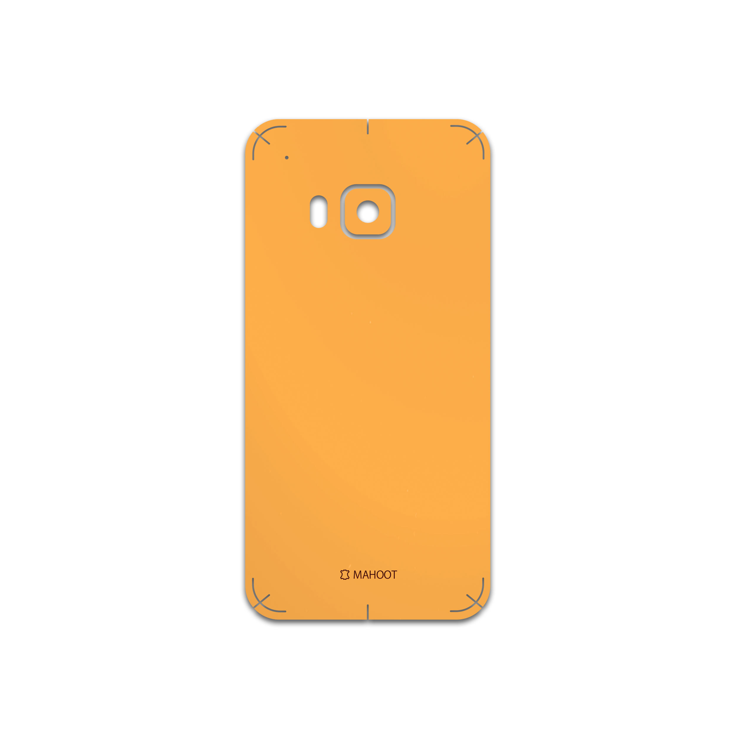 برچسب پوششی ماهوت مدل Matte-Orange مناسب برای گوشی موبایل اچ تی سی One S9