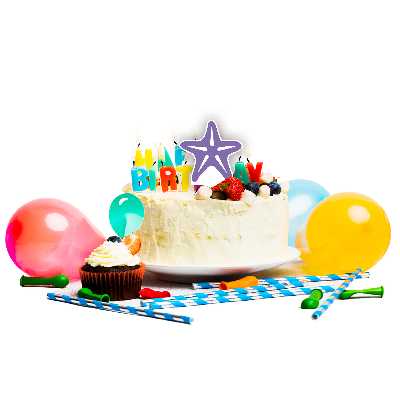 تاپر کیک طرح دریایی کد R196