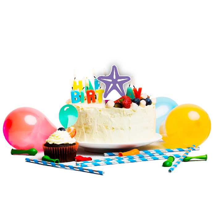 تاپر کیک طرح دریایی کد R196