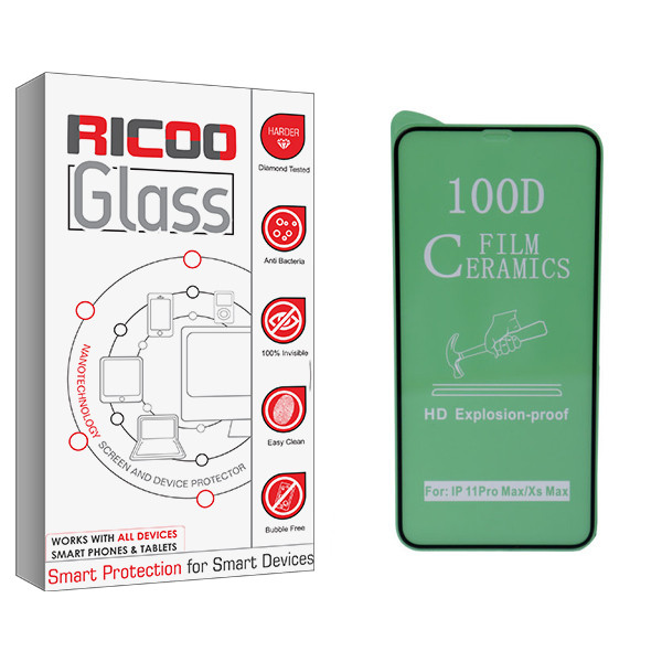محافظ صفحه نمایش ریکوو مدل  HD مناسب برای گوشی موبایل اپل iphone xs max | کالا برتری