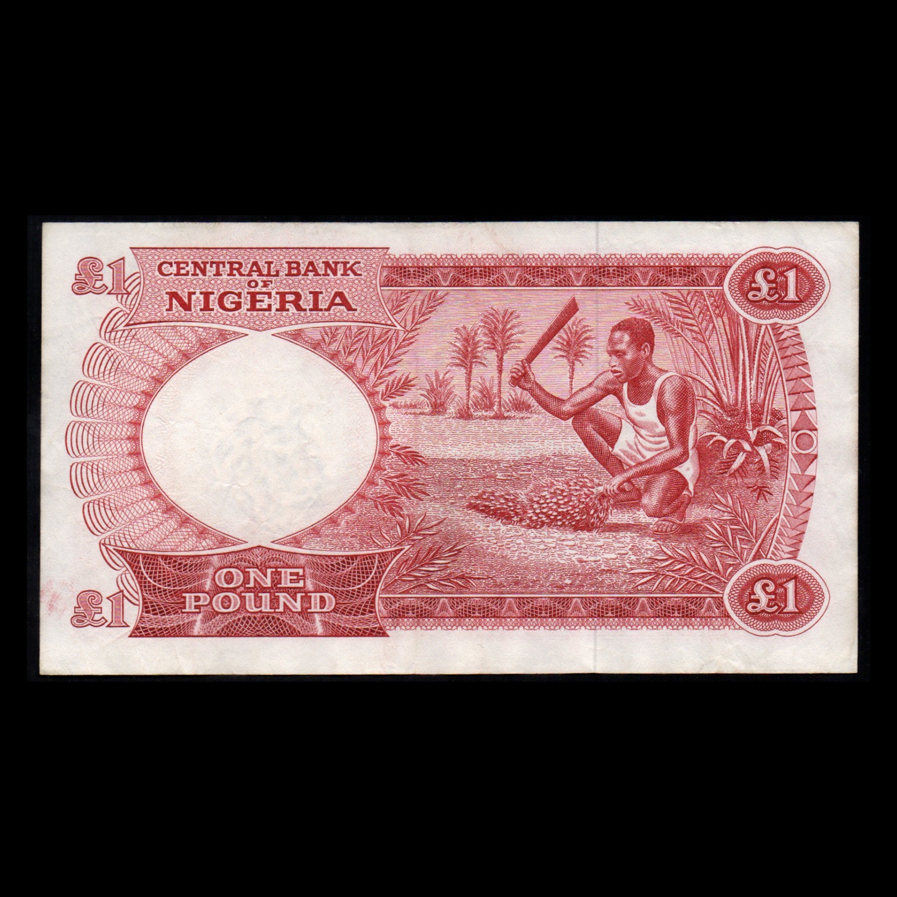 اسکناس تزئینی طرح کشور نیجریه مدل یک پوند