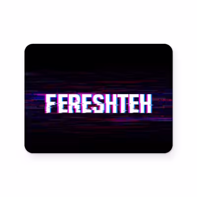برچسب تاچ پد دسته پلی استیشن 4 ونسونی طرح Fereshteh