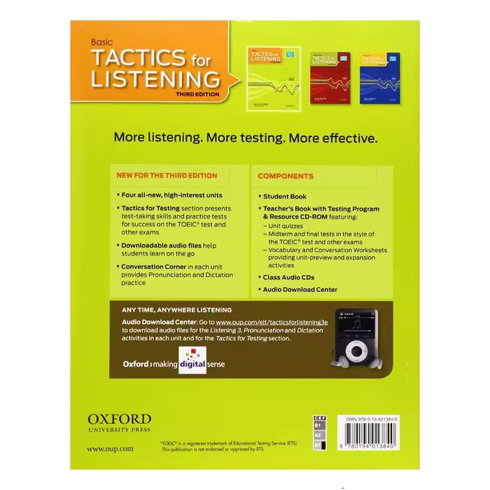 کتاب tactics for listening basic اثر Jack C. Richards انتشارات cambridge 