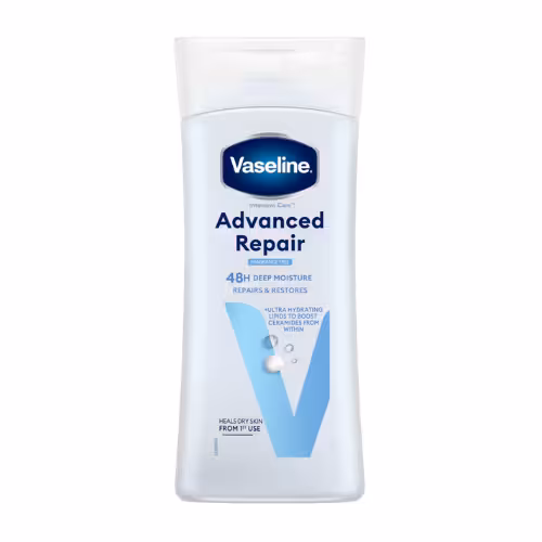 لوسیون بدن پوست خشک Advanced Repair وازلین Vaseline حجم 200 میلی‌لیتر
