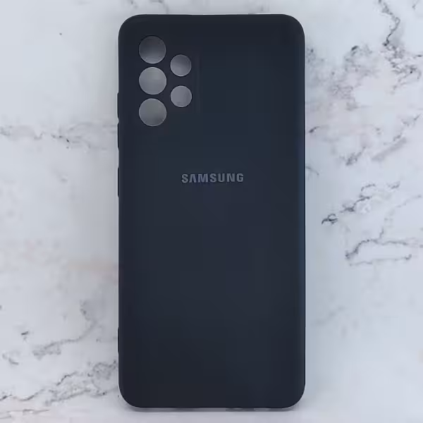 کاور سیلیکونی رنگی مدل TPN مناسب برای گوشی موبایل سامسونگ Galaxy A32 4G - مشکی