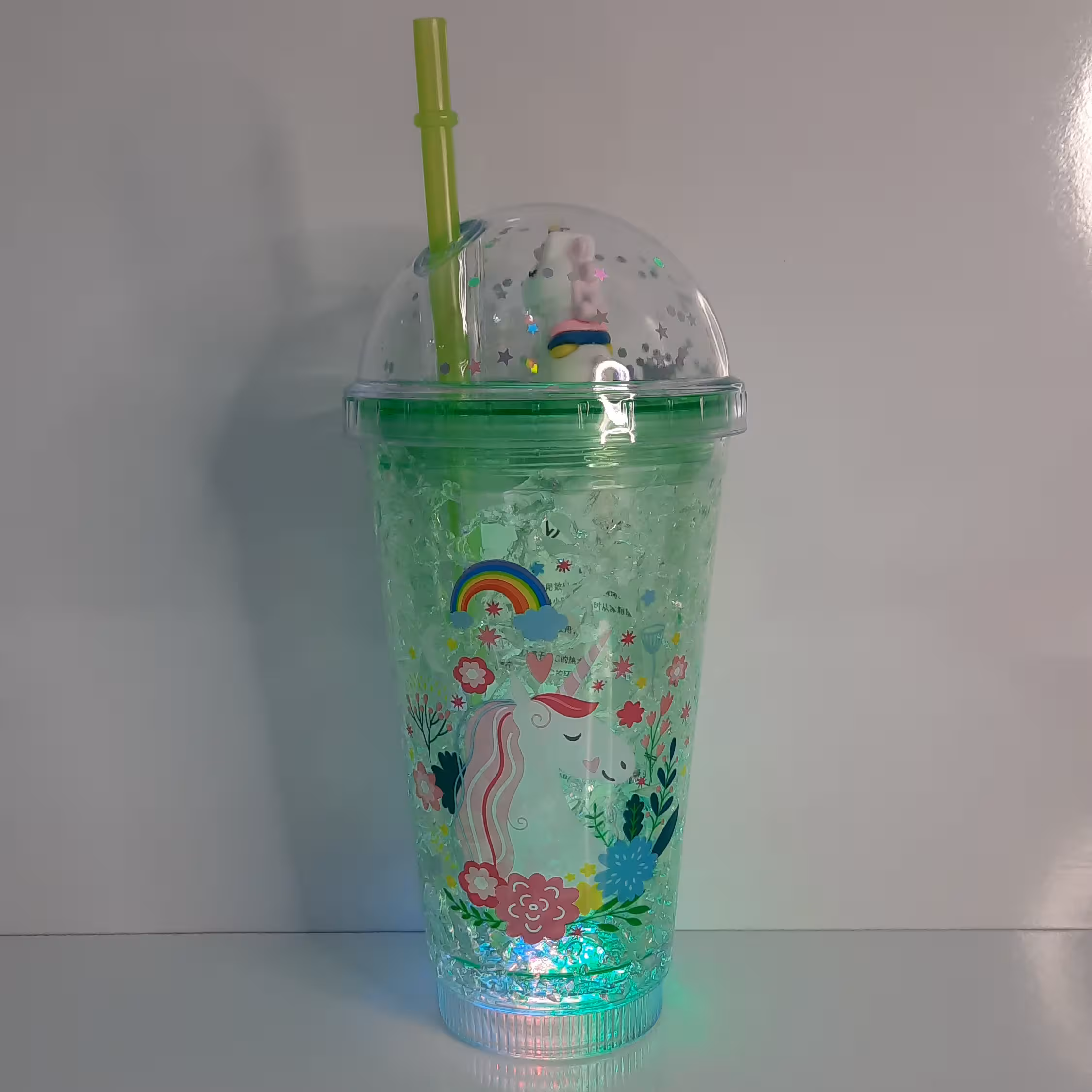 لیوان اسموتی چراغ دار