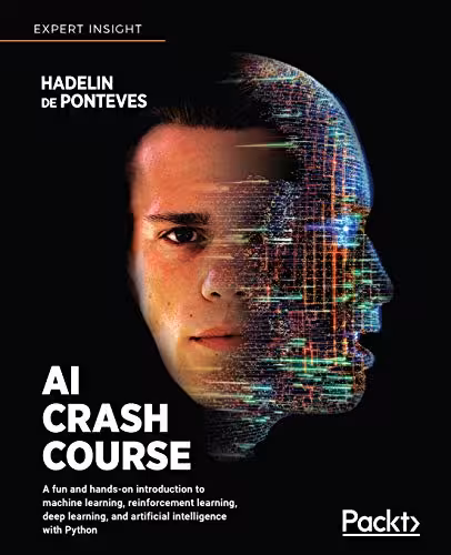 خرید و دانلود نسخه کامل کتاب AI Crash Course: A fun and hands-on introduction to machine learning, reinforcement learning, deep learning, and artificial intelligence with Python