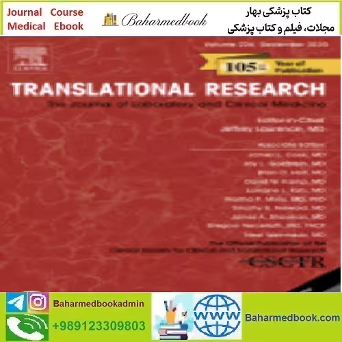 Translational Research Volume 215 to 226 2020 TRUE P
