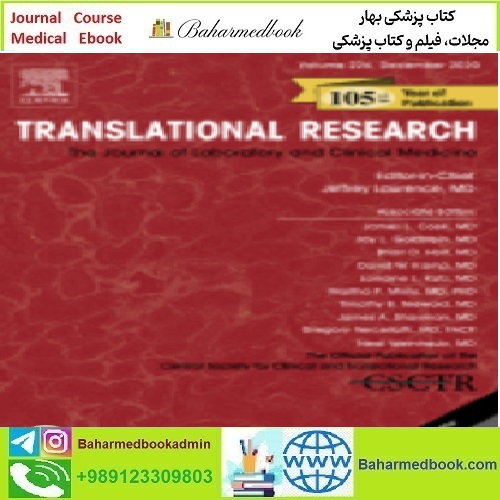 Translational Research Volume 215 to 226 2020 TRUE P