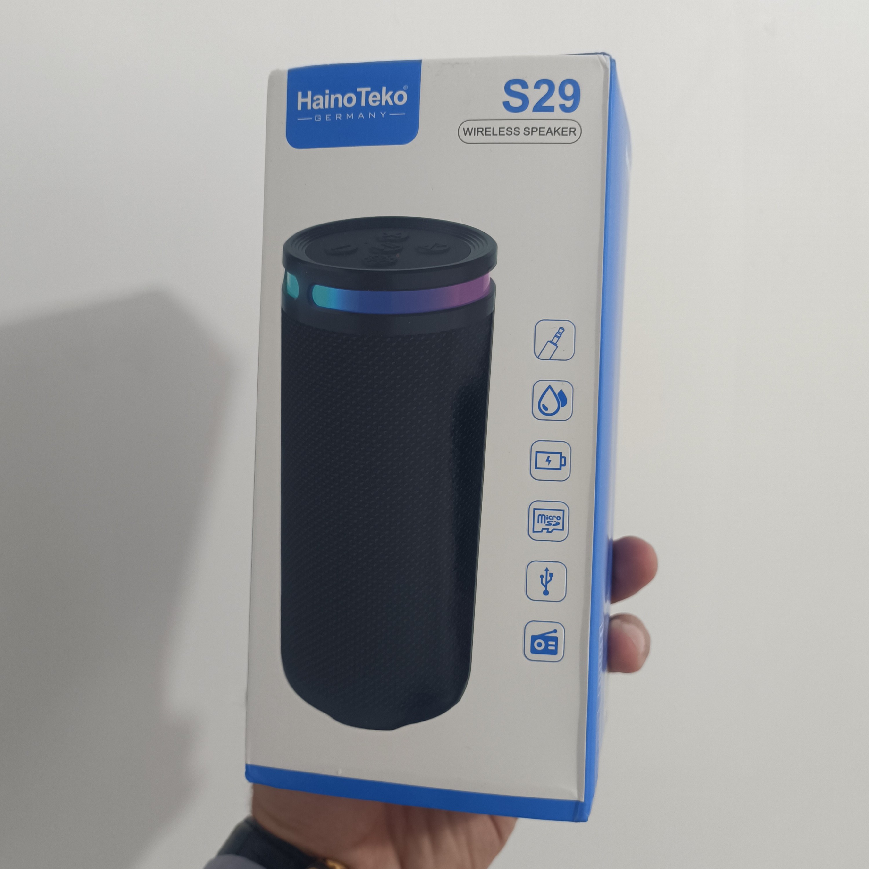 اسپیکر بلوتوثی Haino Teko مدل S29 رنگ مشکی