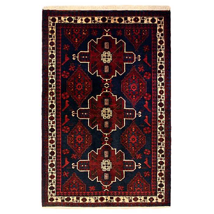 فرش دستبافت دو نیم متری گالری نور کد H1555