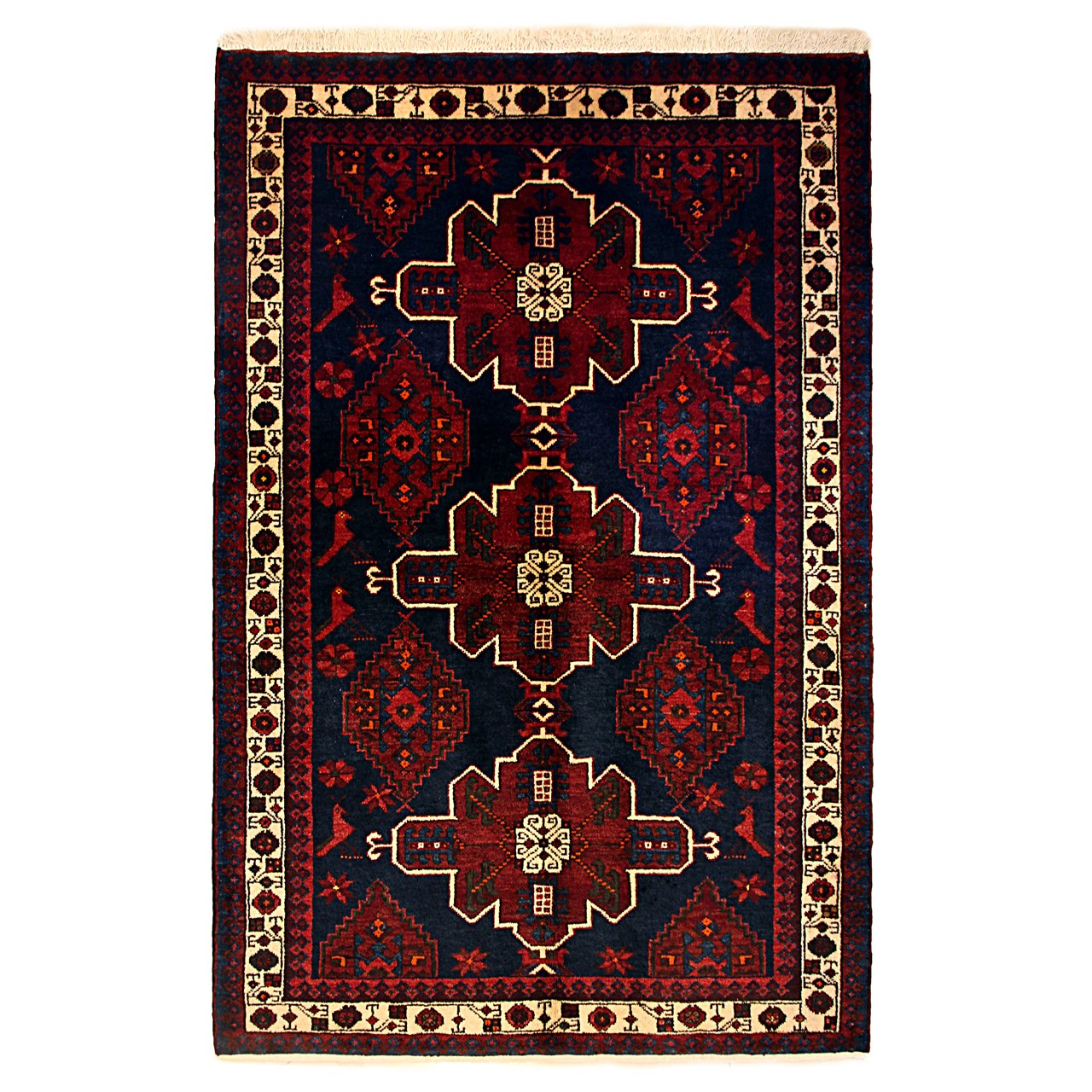 فرش دستبافت دو نیم متری گالری نور کد H1555