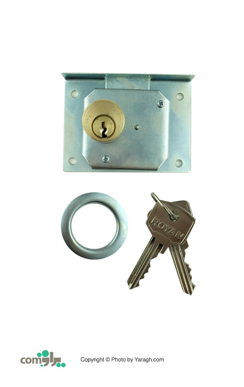 قفل دوپله نیمه برنجی رویان