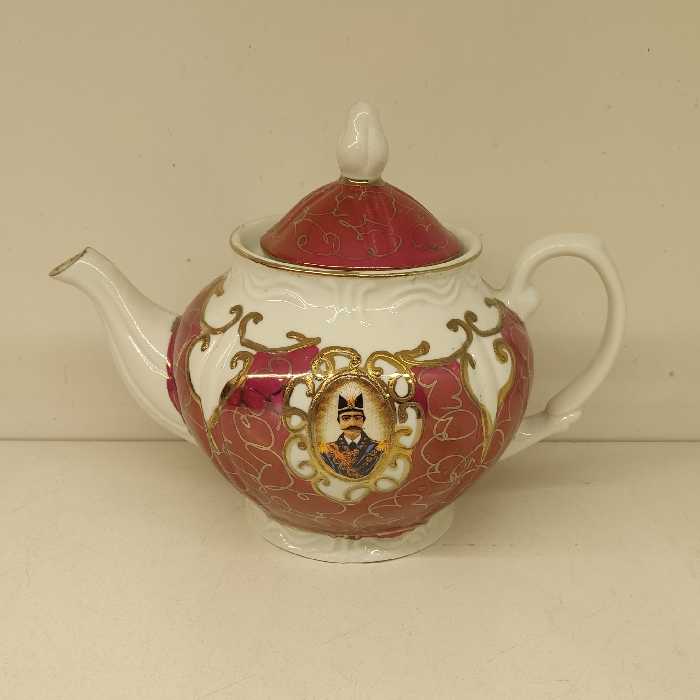 قوری شاه عباسی آب طلا رنگ ثابت 