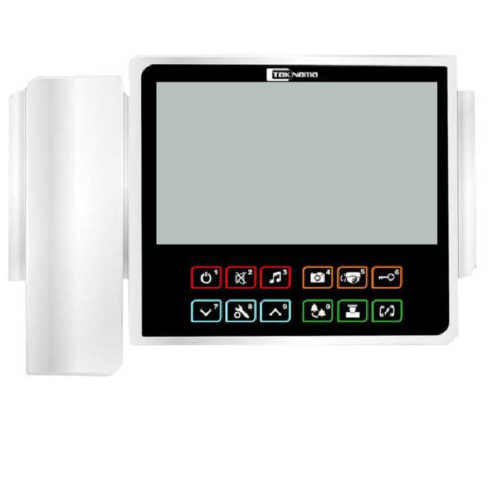  درب بازکن تصویری تک نما مدل C70-1V مجموعه ۲ عددی