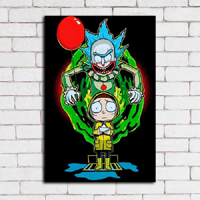 تابلو شاسی طرح ریک و مورتی کد Rick And Morty 422