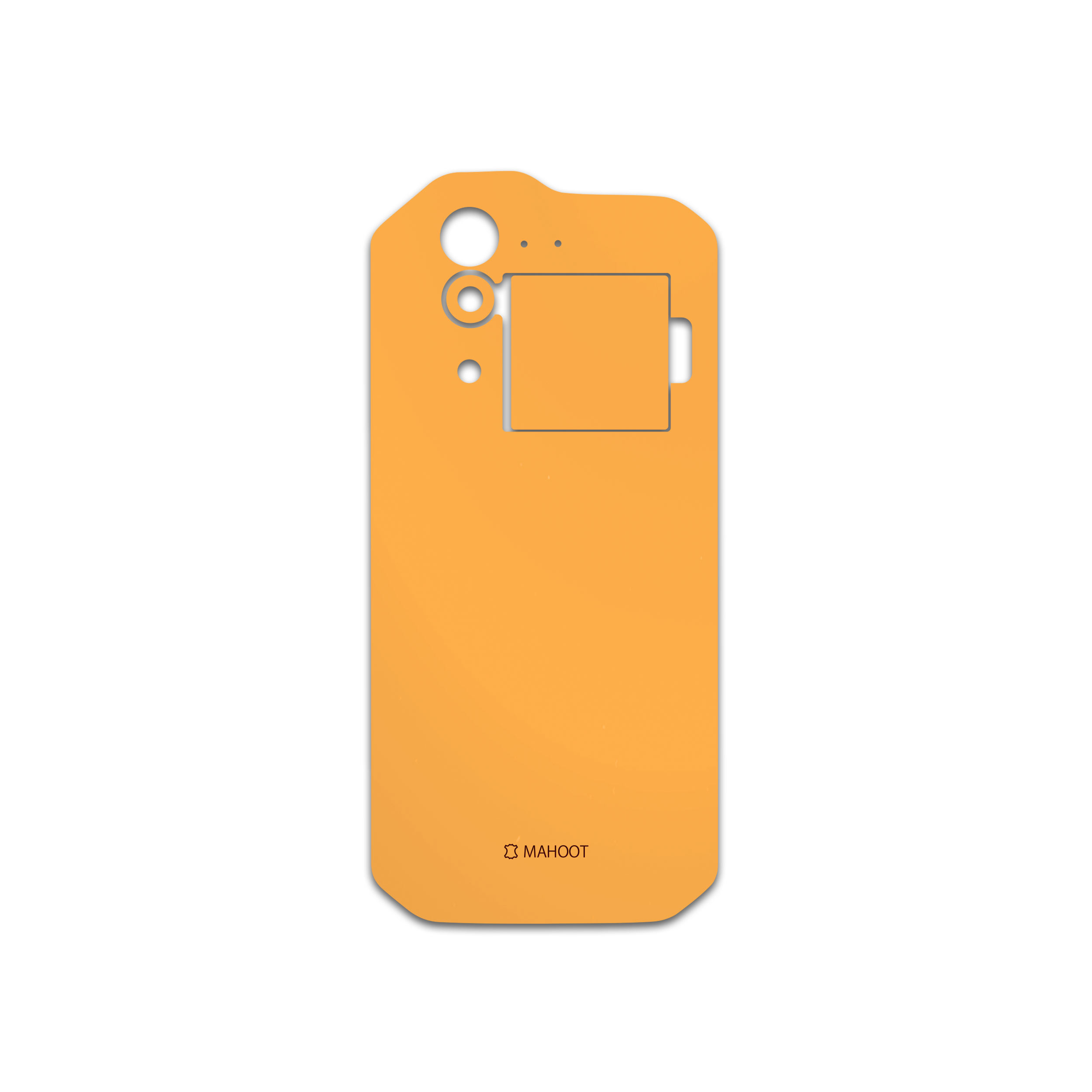 برچسب پوششی ماهوت مدل Matte-Orange مناسب برای گوشی موبایل کاترپیلار S60