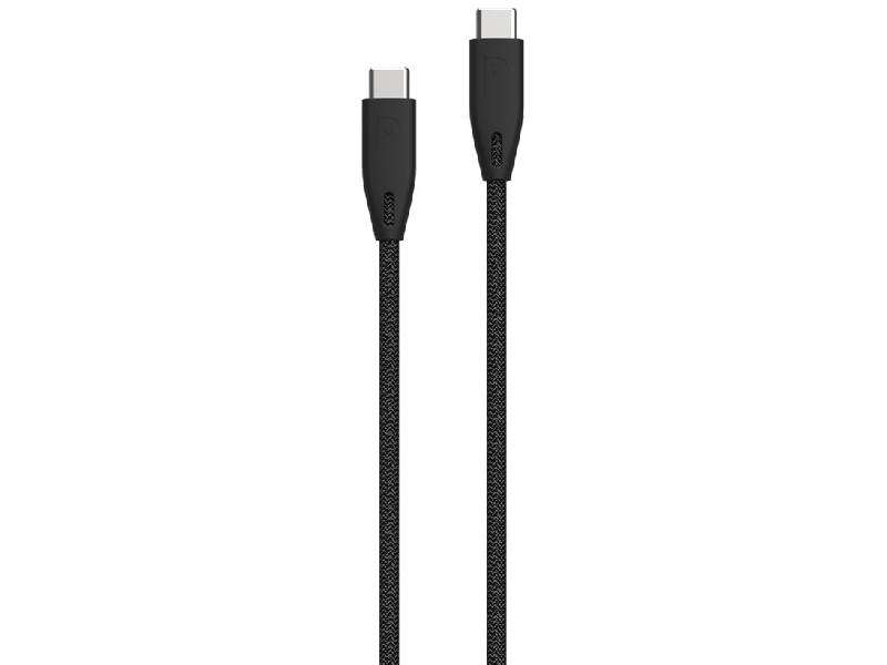 کابل فست شارژ دو سر تایپ سی پاورولوژی مدل PBCC2BK به طول 2 متر