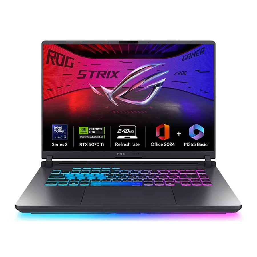 قیمت و خرید لپ تاپ 16 اینچ ایسوس ROG Strix G16 G615LR Ultra 9 275HX/2TB SSD/32GB/RTX5070 Ti 12GB | یاس ارتباط