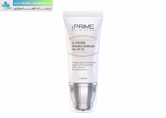 ضد آفتاب حاوی ویتامین سی SPF50 پریم | Prime C-prime invisible sunblockgel SPF50