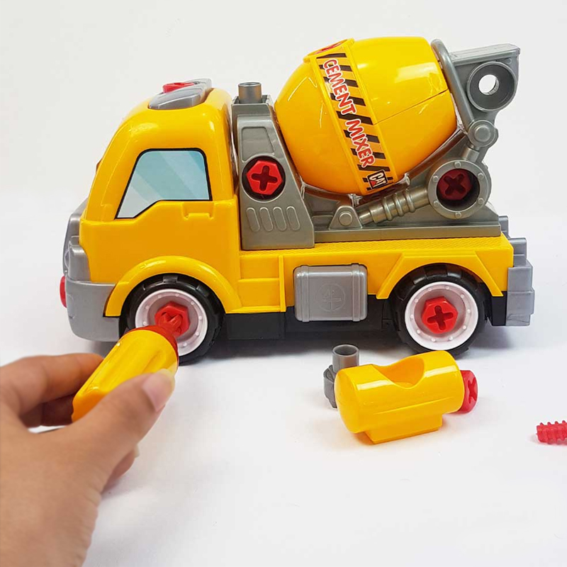 اسباب بازی مدل کامیون میکسر طرح ساز و باز کد 03