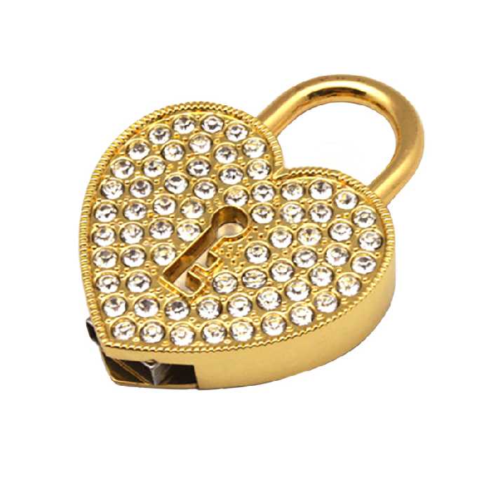  فلش مموری پرلیت یو اس بی طرح قفل قلبی کد W-49-3 ظرفیت ۶۴ گیگابایت