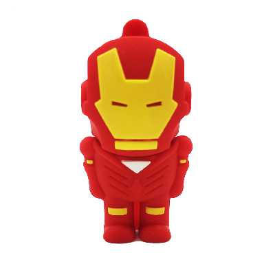 فلش مموری طرح مرد آهنی مدل Ul-Iron man01 ظرفیت 128 گیگابایت