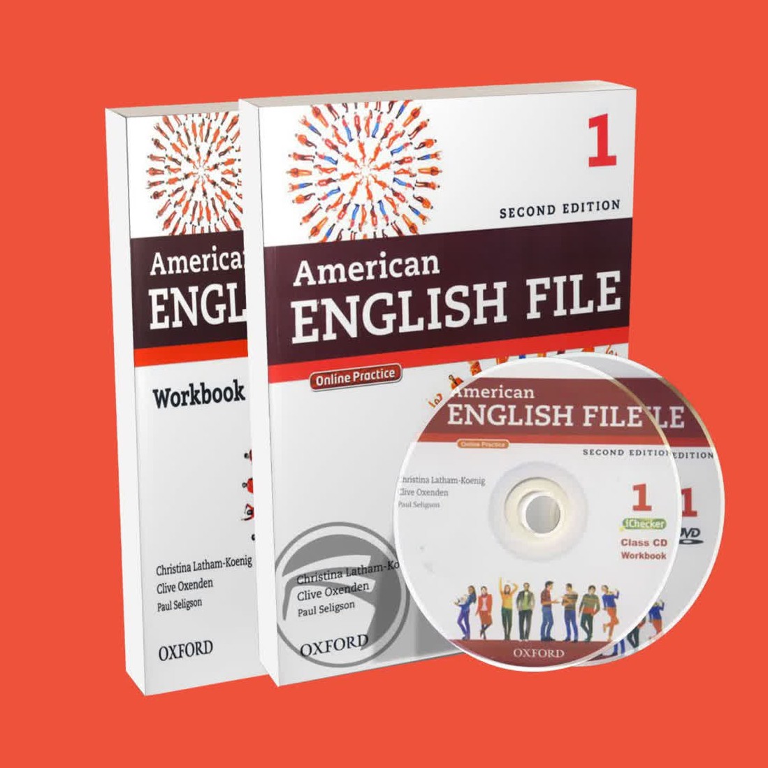 کتاب آمریکن انگلیس فایل American English File 1 چاپ Second Edition